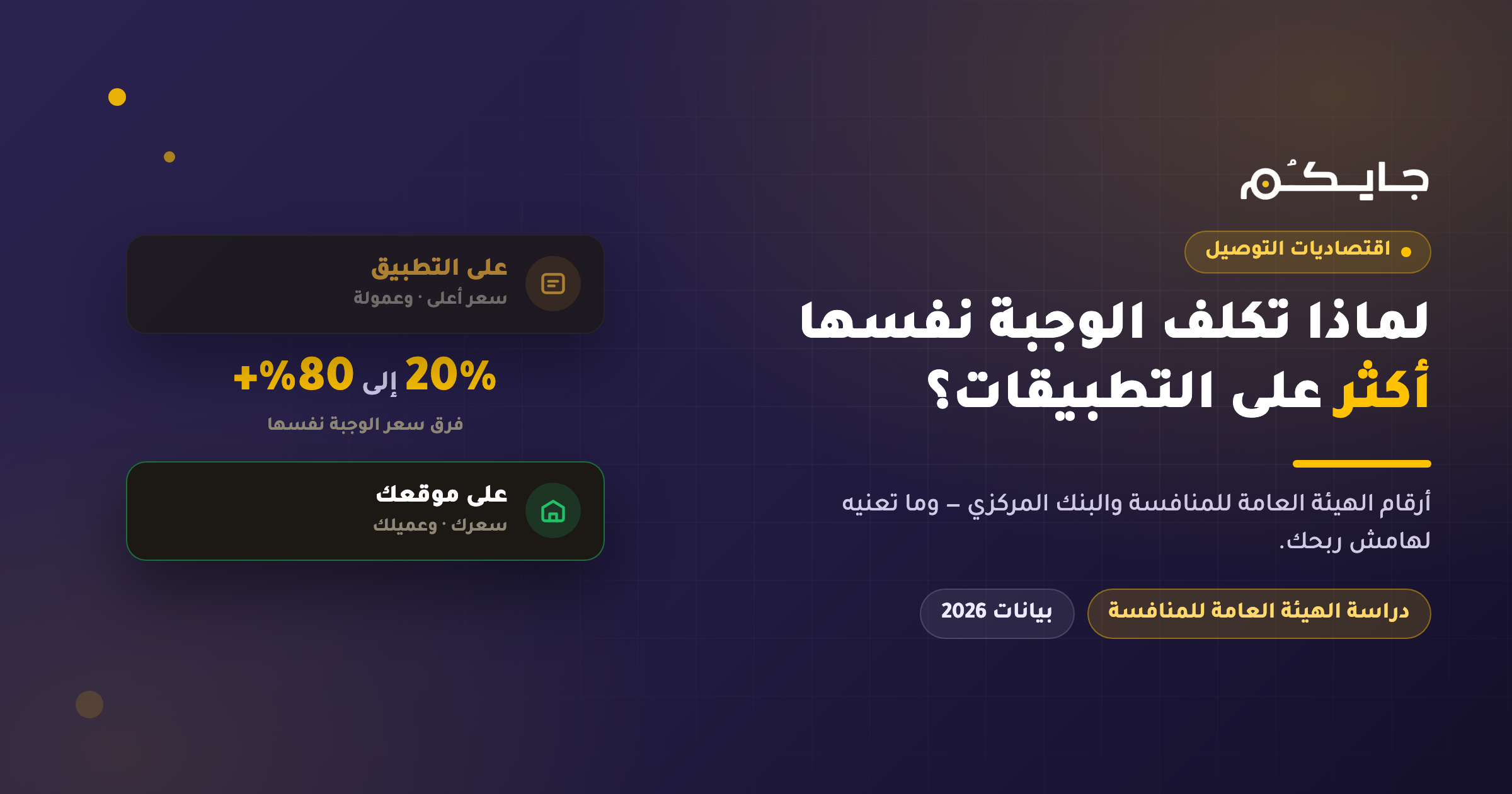 Why the Same Meal Costs More on a Delivery App — Saudi Market Numbers and What You Can Do