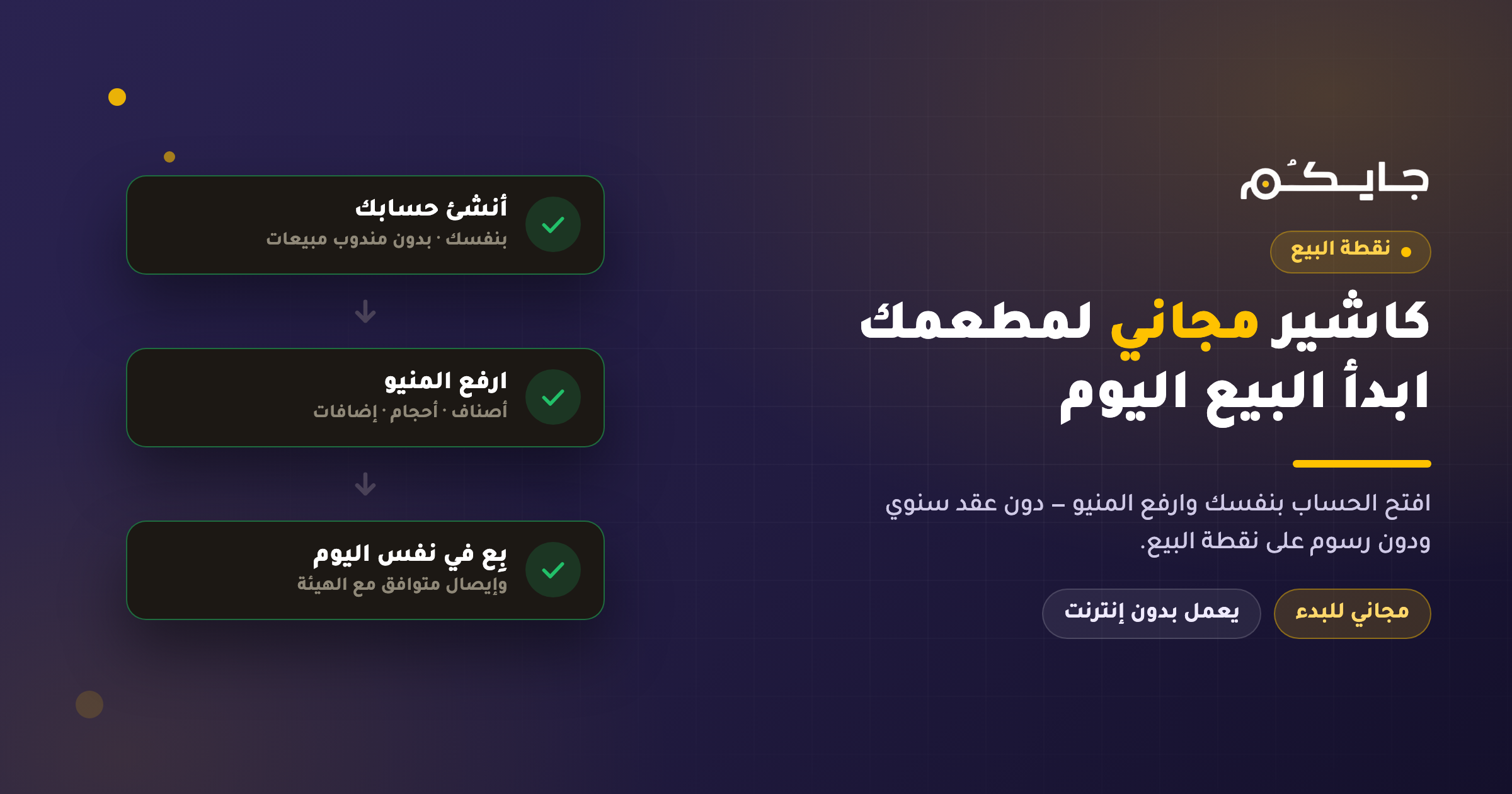 A Free POS for Saudi Restaurants: Open an Account and Start Selling Today