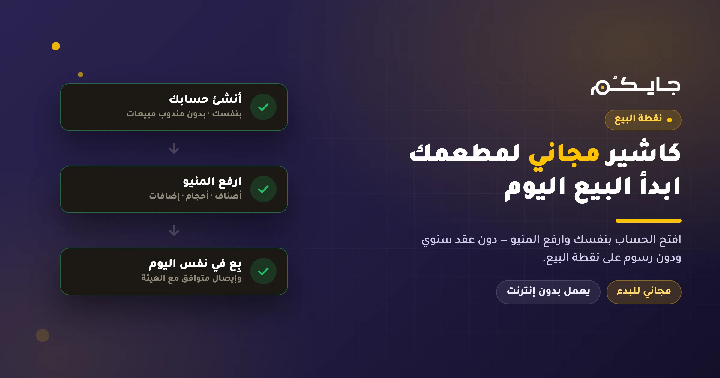 A Free POS for Saudi Restaurants: Open an Account and Start Selling Today
